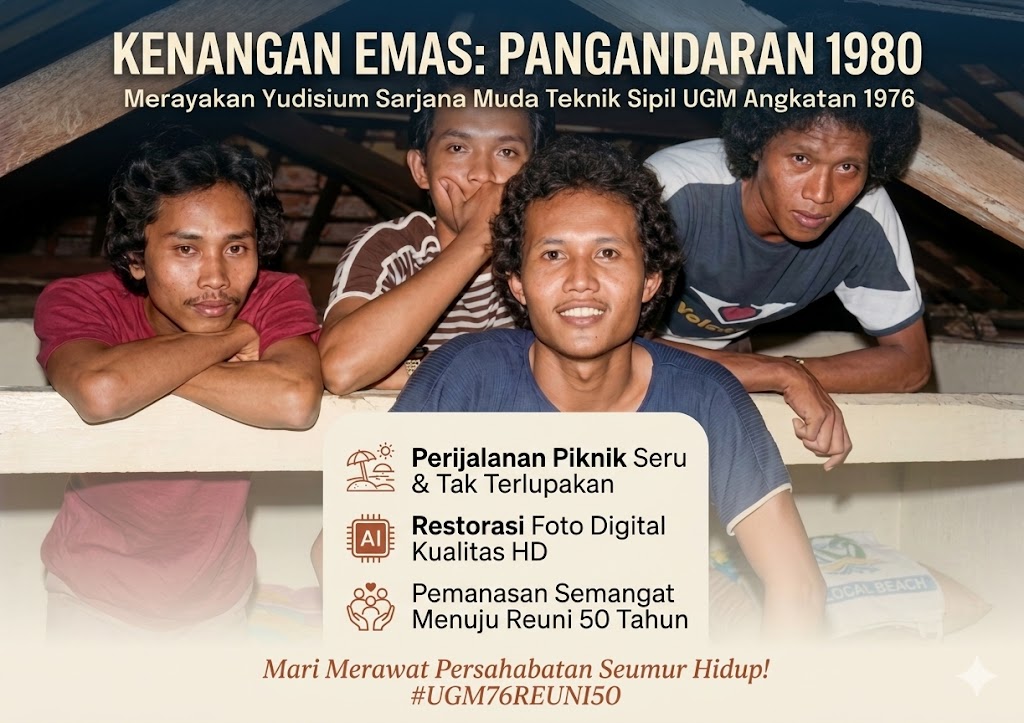 Piknik ke Pangandaran 1980.