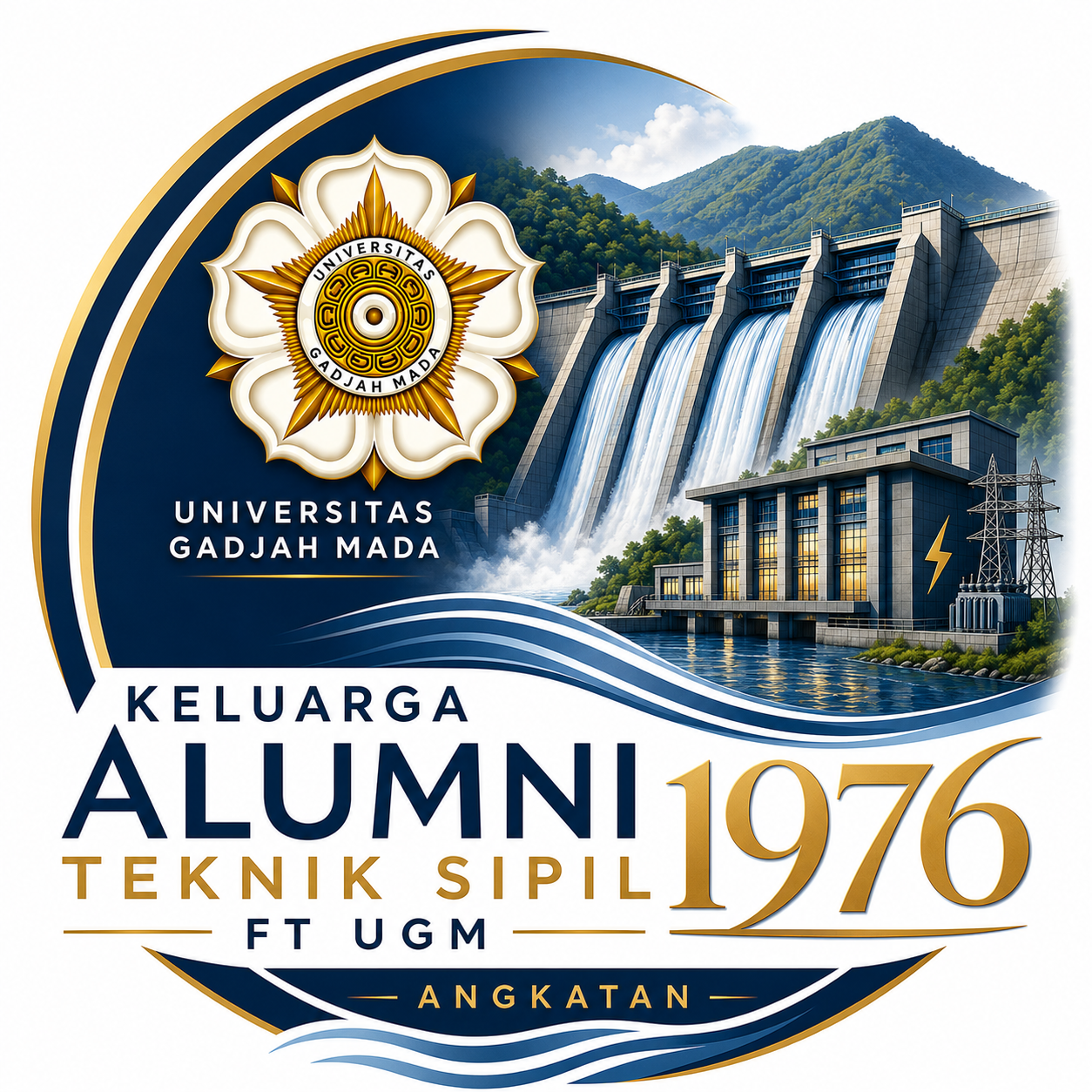 Logo Alumni Teknik Sipil 1976