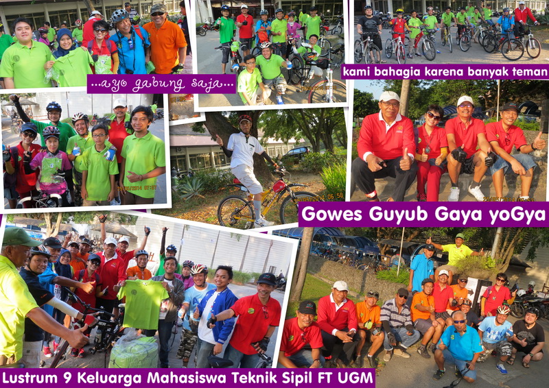 Gowes Guyub Gaya Yogya. Sepeda Sehat Sipil Gadjah Mada (S3 Gama)