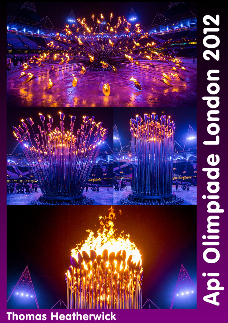 Menara api olimpiade London 2012