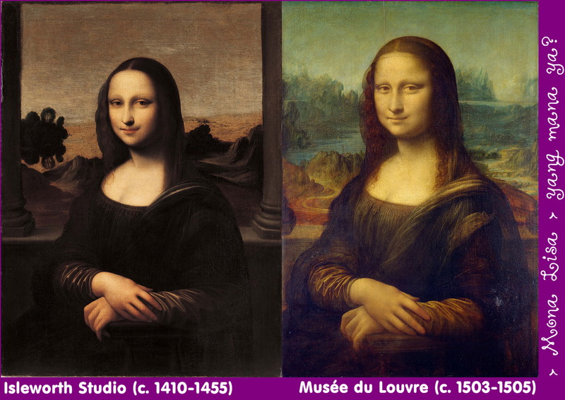Ada 2 versi Mona Lisa yang konon sama aslinya:-)