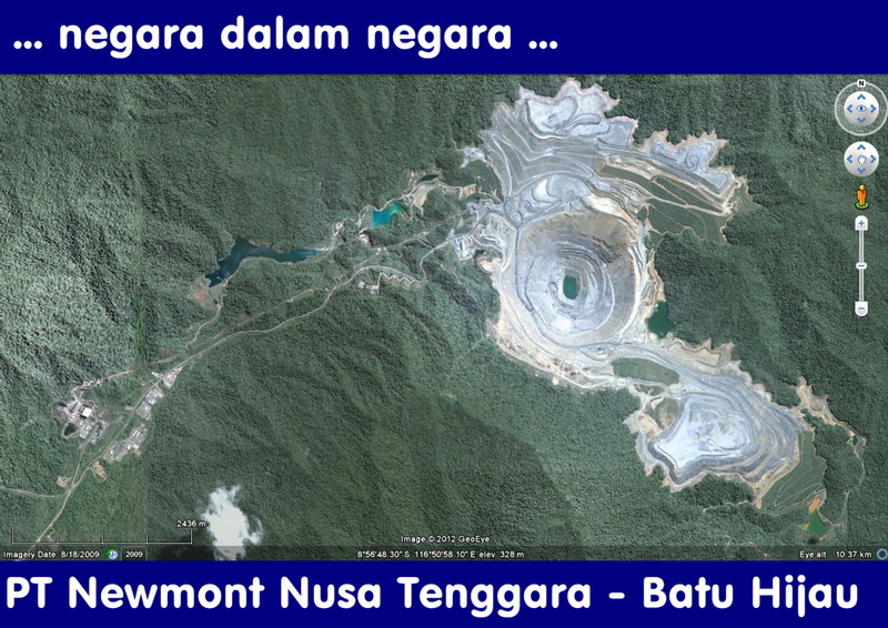 Tambang-tambang besar di Indonesia seperti negara dalam negara.
