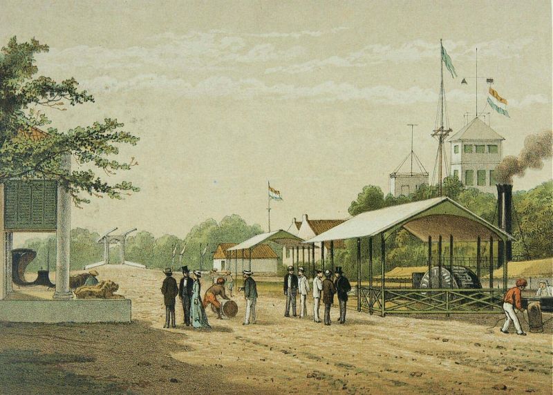 1881 1889. Батавия порт. Батавия колония. Батавия внутри.