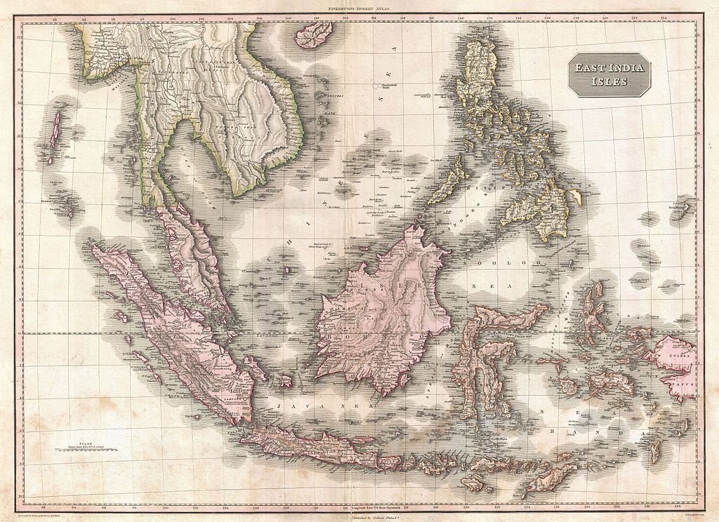 Px 1818 Pinkerton Map Of The East Indies And Southeast Asia (Singapore, Borneo, Java, Sumatra, Thailand   Geographicus   EastIndiaIslands Pinkerton 1818 